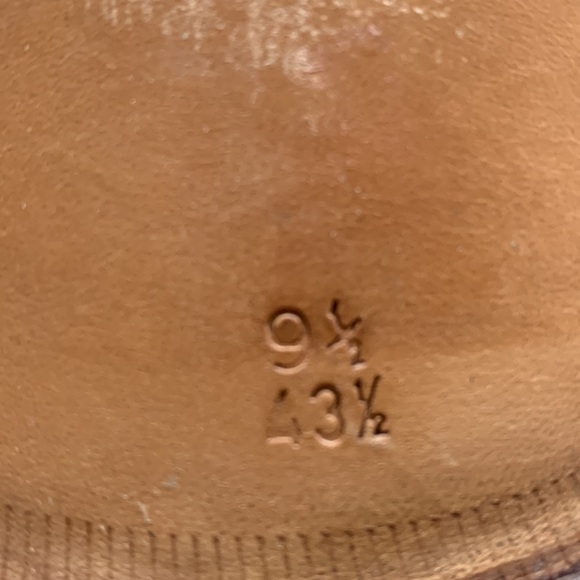 BERGAMO Men's Brown Lace-UP Oxford Dress Shoe Made In Italy Size 9.5 - Picture 14 of 15